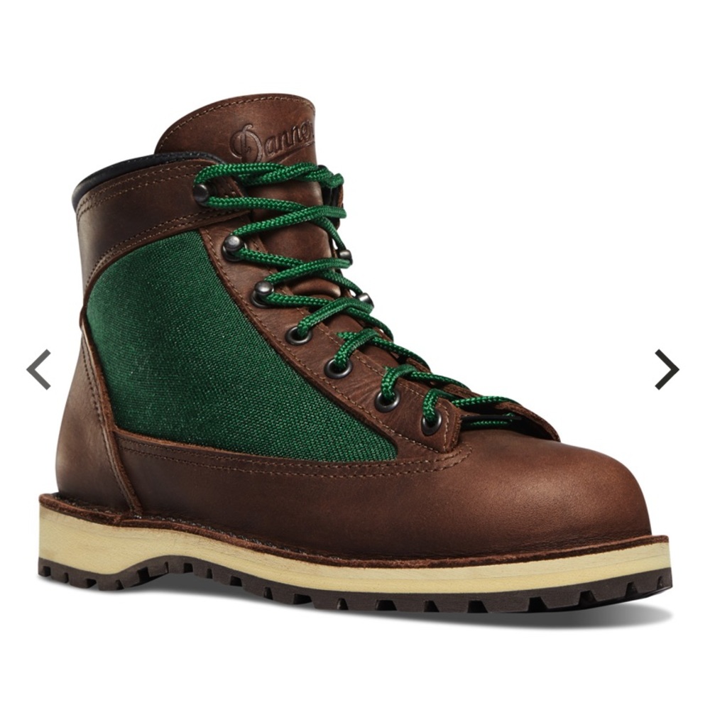 Danner Green and Brown Lace Up Boots